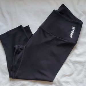 Gymshark Black Workout Cropped Pants